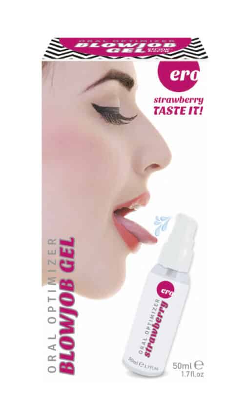 ero Blowjob-Gel Erdbeere (50ml) Packungsansicht