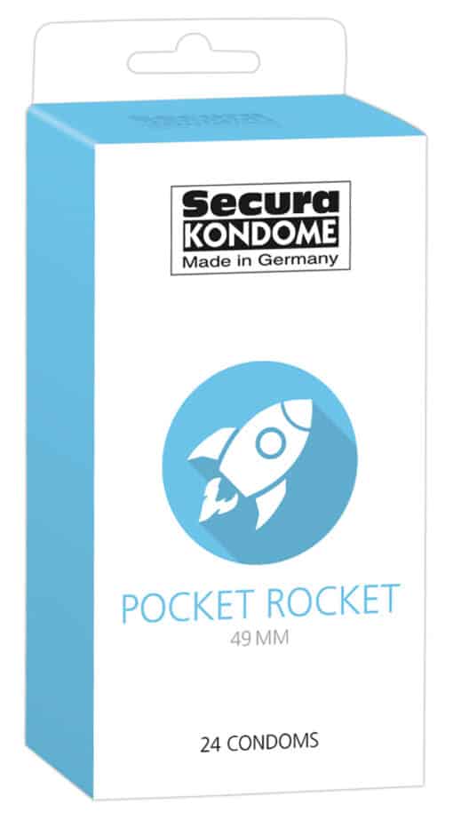 Secura Pocket Rocket Ø49 (24er Kondome) Produktansicht