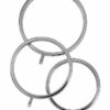 ElectraStim Solid Metal Scrotal Ring Set - 3 Sizes