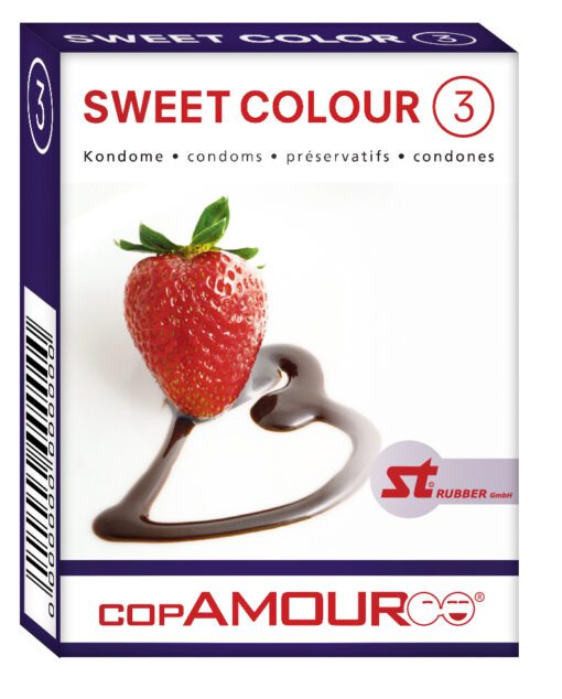 copAMOUR Sweet Colour (3 Kondome)