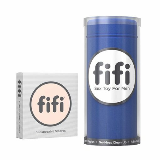 Fifi - Masturbator Blau mit 5 Sleeves