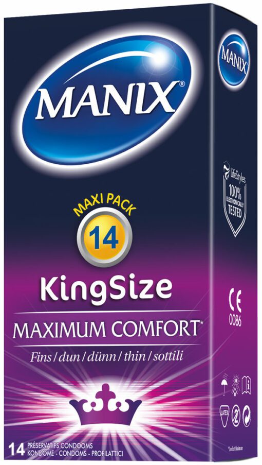 Manix King Size - Maximum Comfort (14 Kondome)