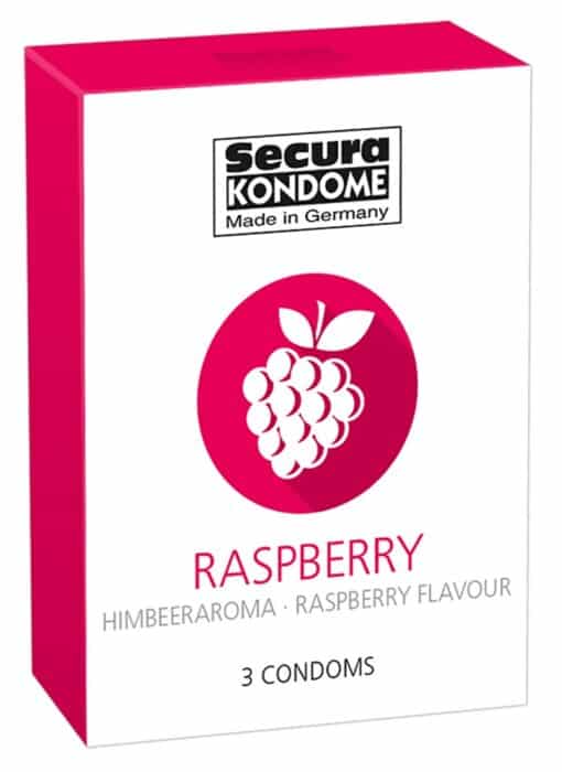 Secura Raspberry (3 Kondome)