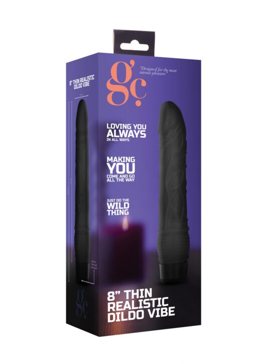 SHOTS GC - Realistischer Dildo-Vibrator schwarz