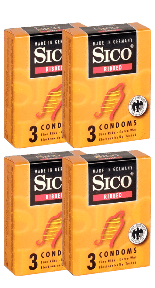 Sico Ribbed (12 Kondome)